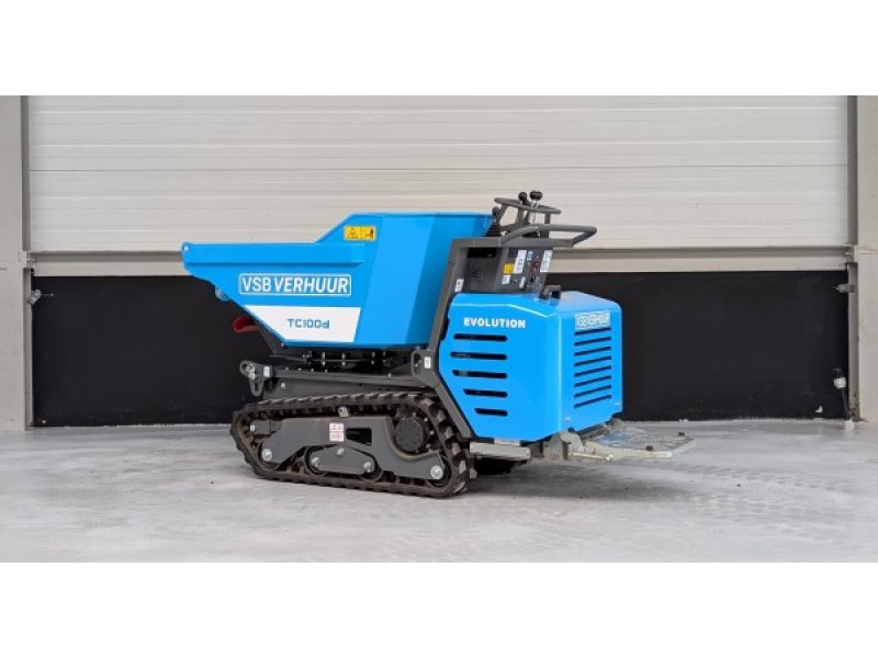 Messersi TC100D rupsdumper 1Ton Roterend Diesel