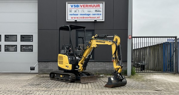 Yanmar ViO17 Minigraver 1700KG met sloophamer
