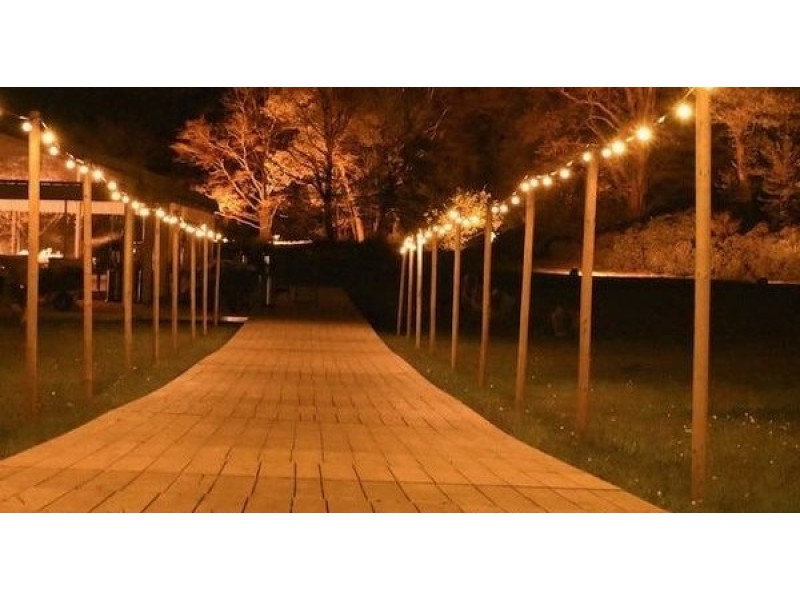 Prikkabel | LED | wit | 25M