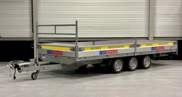 3-asser aanhanger 3500KG 5M