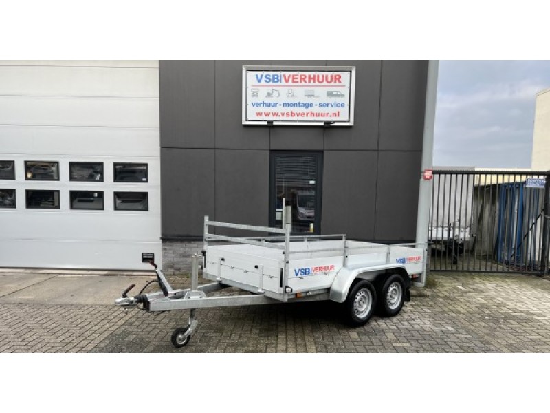 Dubbelas aanhanger 2500KG