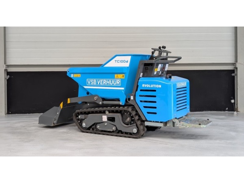 Messersi TC100D rupsdumper 1Ton Zelflader Diesel