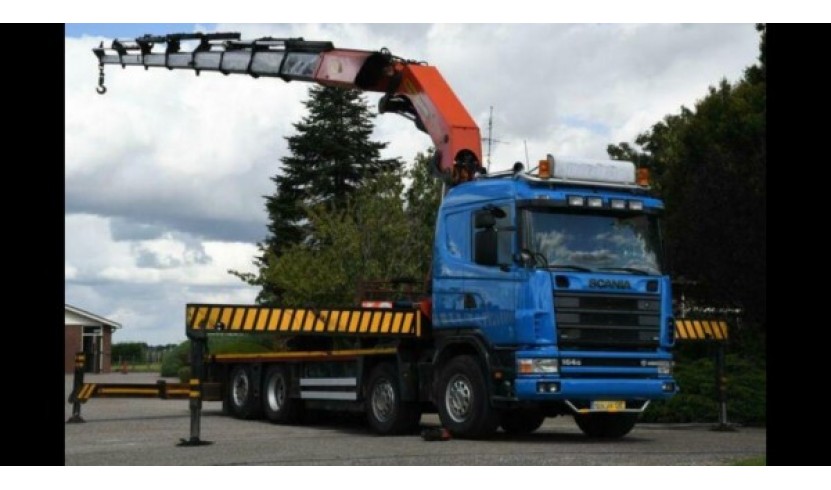 Promotie Edele Inspecteur Vrachtwagen met autolaadkraan