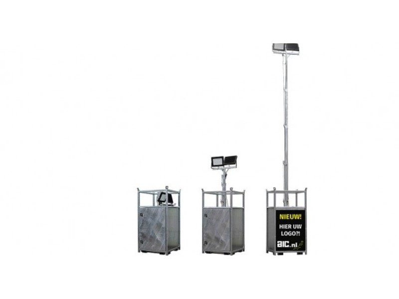 Stationaire lichtmast | Telescopisch | 8M | 230V