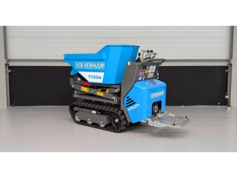 Messersi TC50D rupsdumper 0,5Ton Hoogkieper Diesel