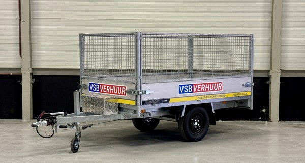 Enkelasser met loofrekken 1350KG