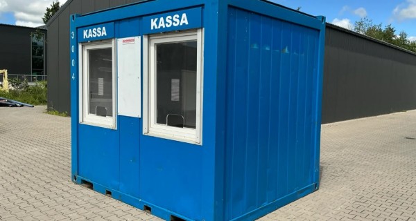 Kassaunit 10FT met 2 ramen